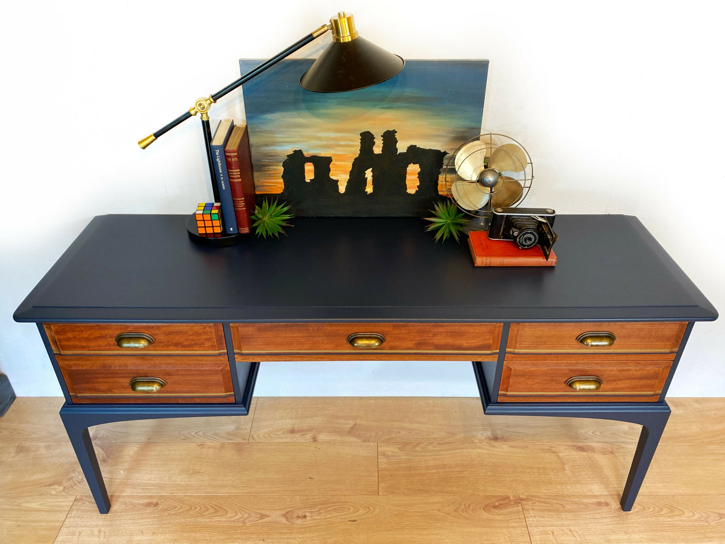 Writing Desk By Stag, 1970s Mid Century