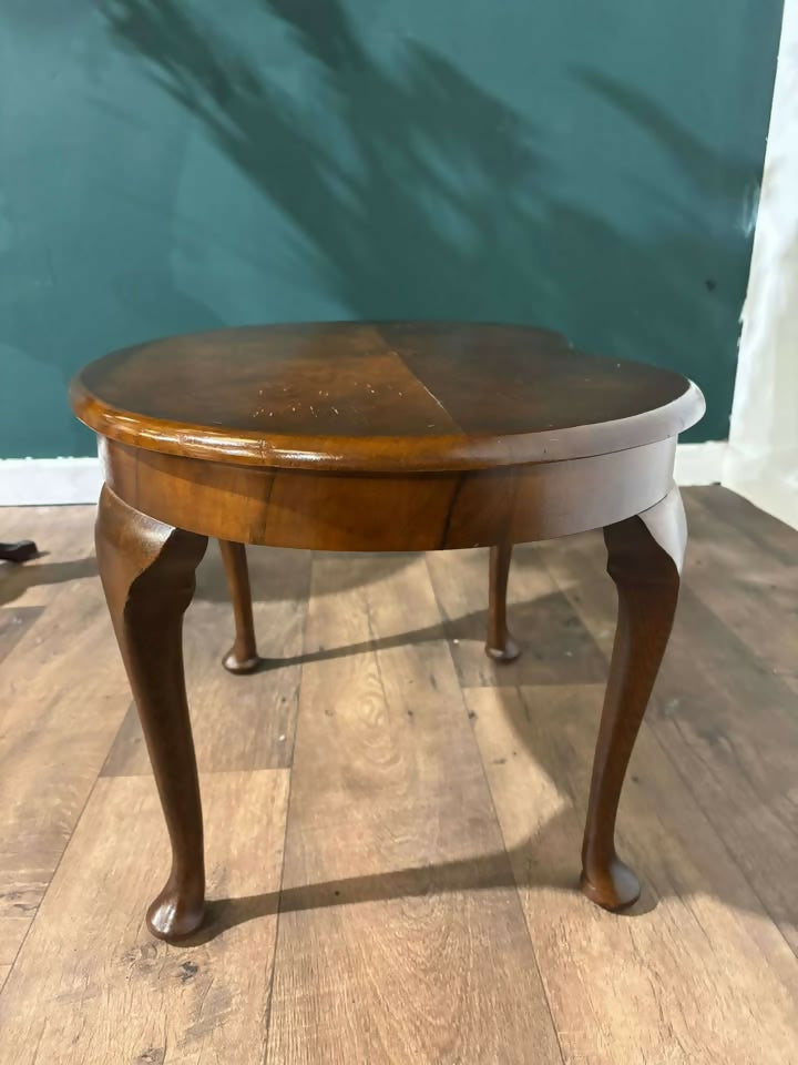 Vintage Mahogany Kidney Shaped Side Tableb