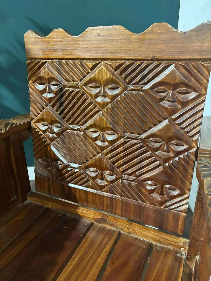 Hardwood Adjustable Chair Having A Panel Back - Copy