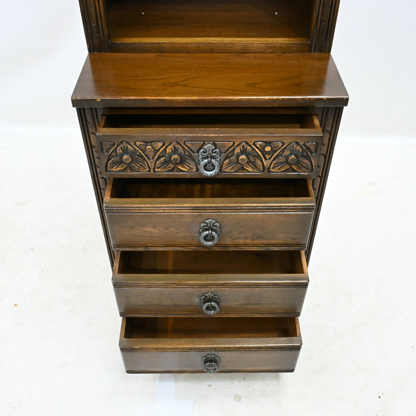 Old Charm Narrow Bookcase Chest Of Drawers Base 2 Piece FREE UK Delivery. SBR10896/0309E