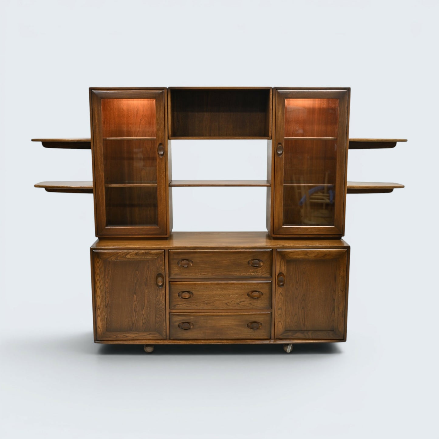 Ercol Windsor Sideboard Display Cabinets Golden Dawn Model 455 FREE UK Delivery*