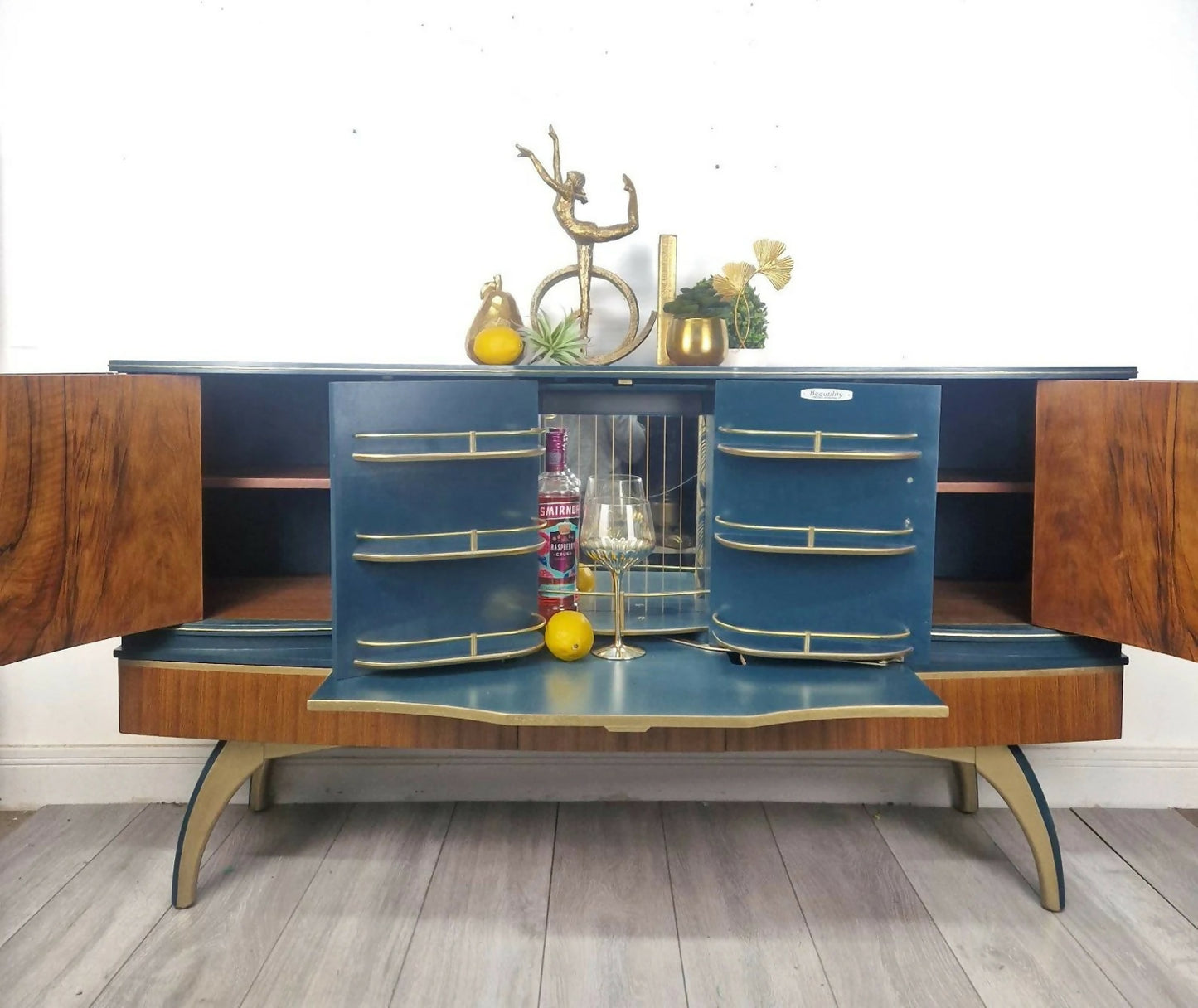 Beautility cocktail cabinet mid century