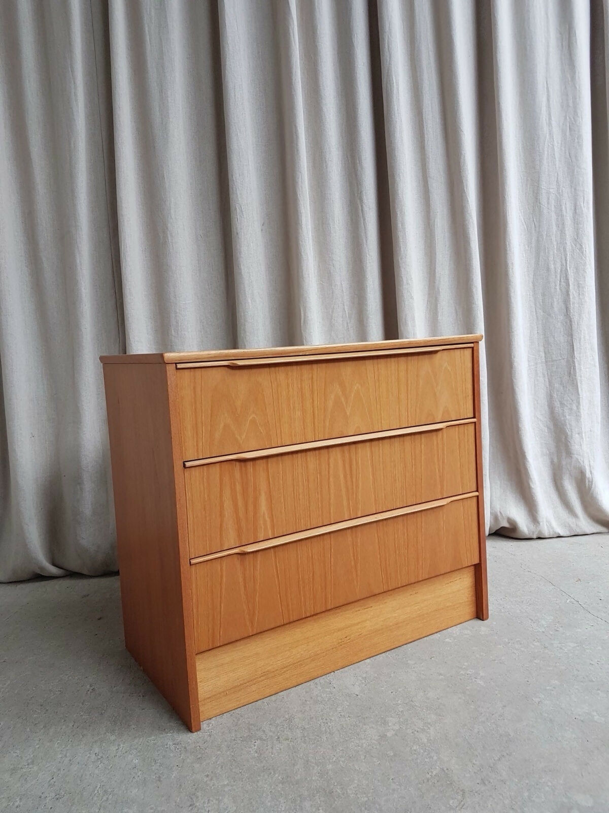 Vintage Mid Century Steens Danish Chest Of Drawers Scandi Retro R851