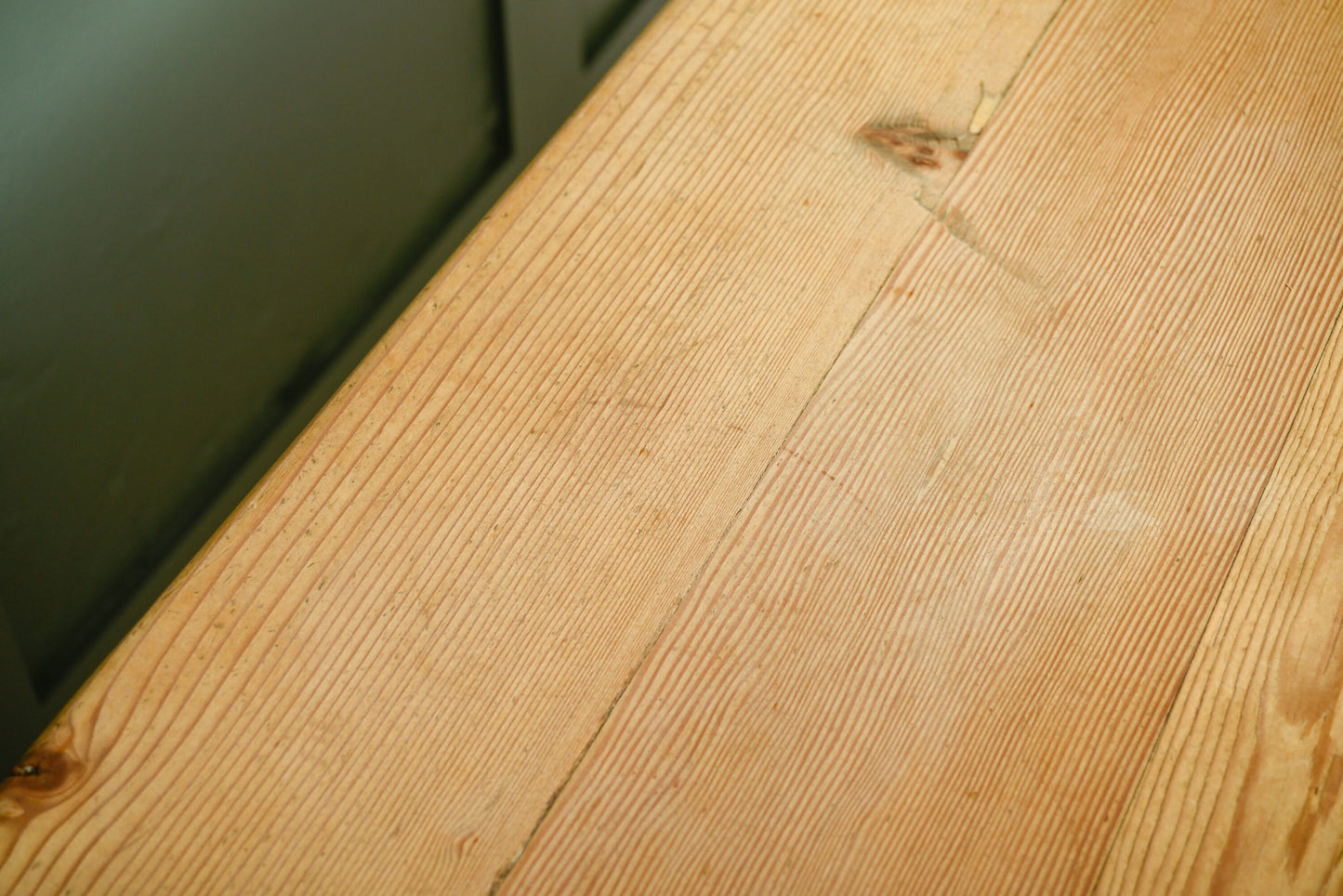 Plank Top Pine Dining Table - Reclaimed Wood - 167 cm
