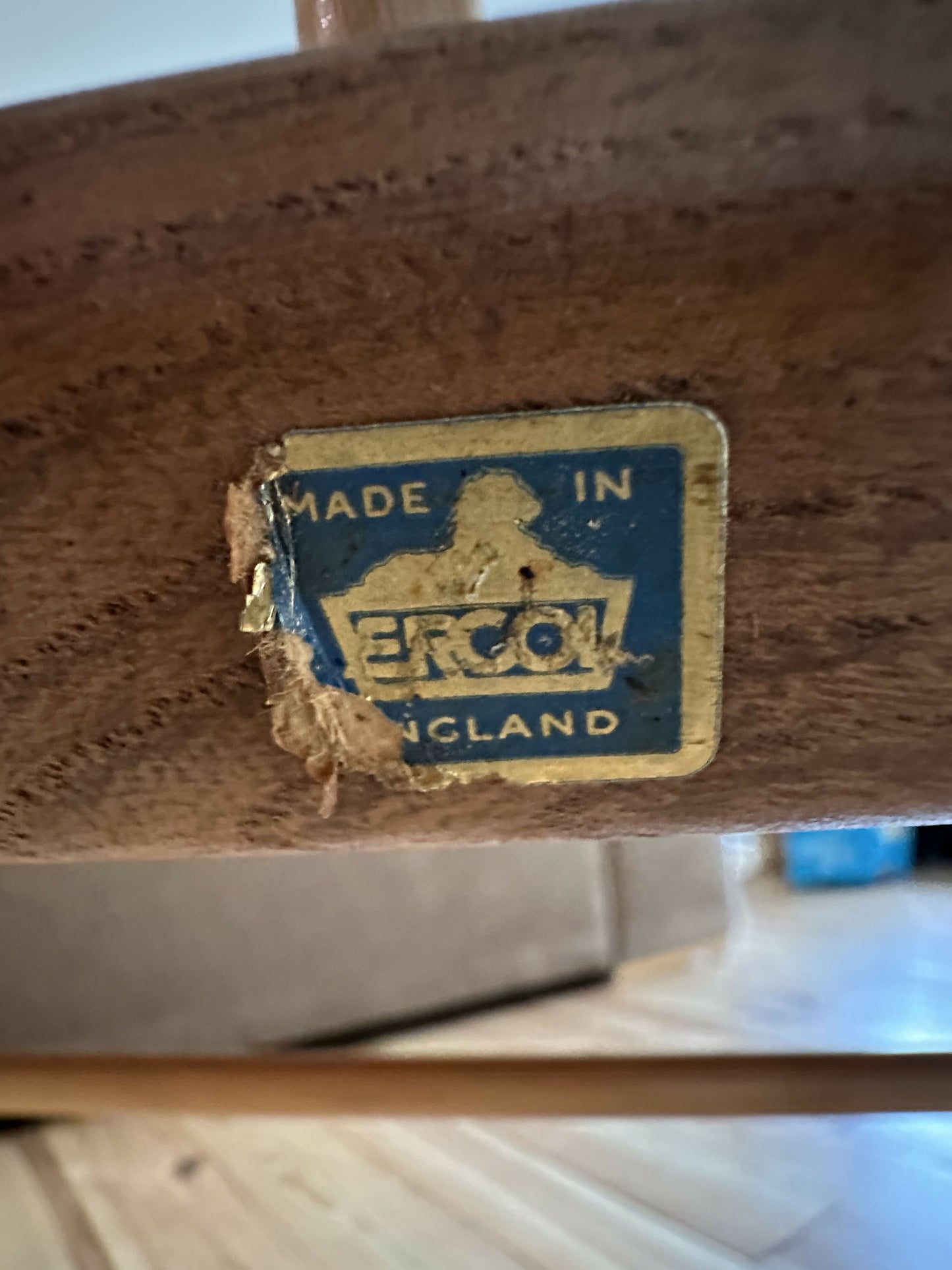 Vintage Ercol Love Seat Model 450 Ercol Natural Finish Elm