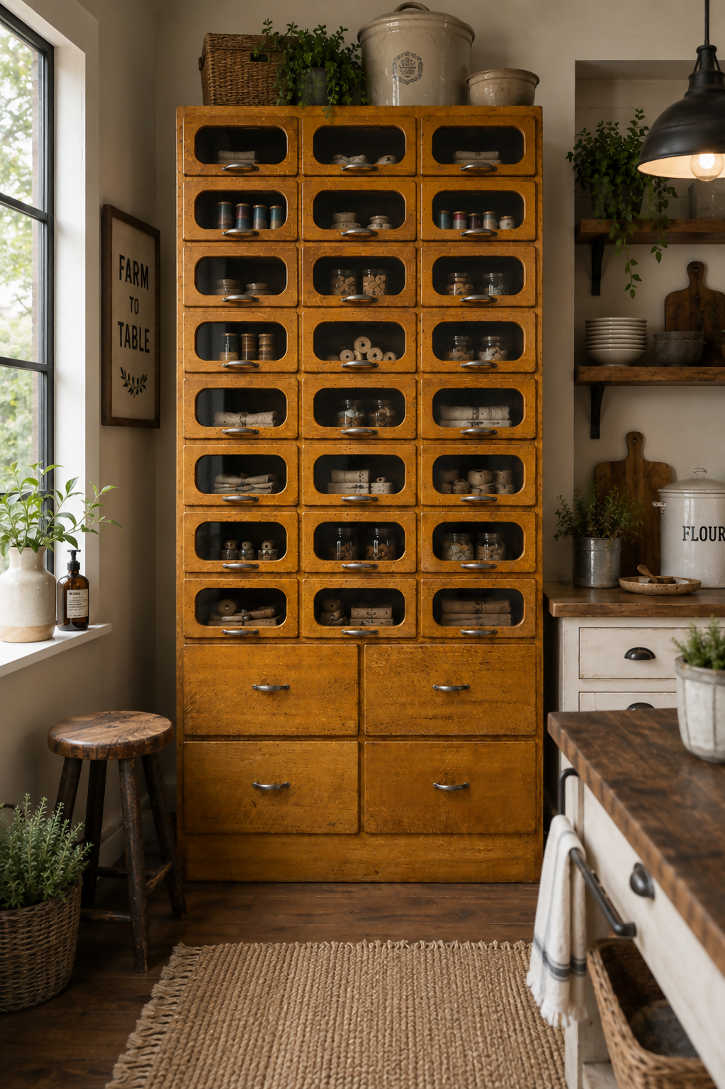 Haberdashery / Haberdashery cabinet / haberdashery drawers / shop display cabinet / retail unit