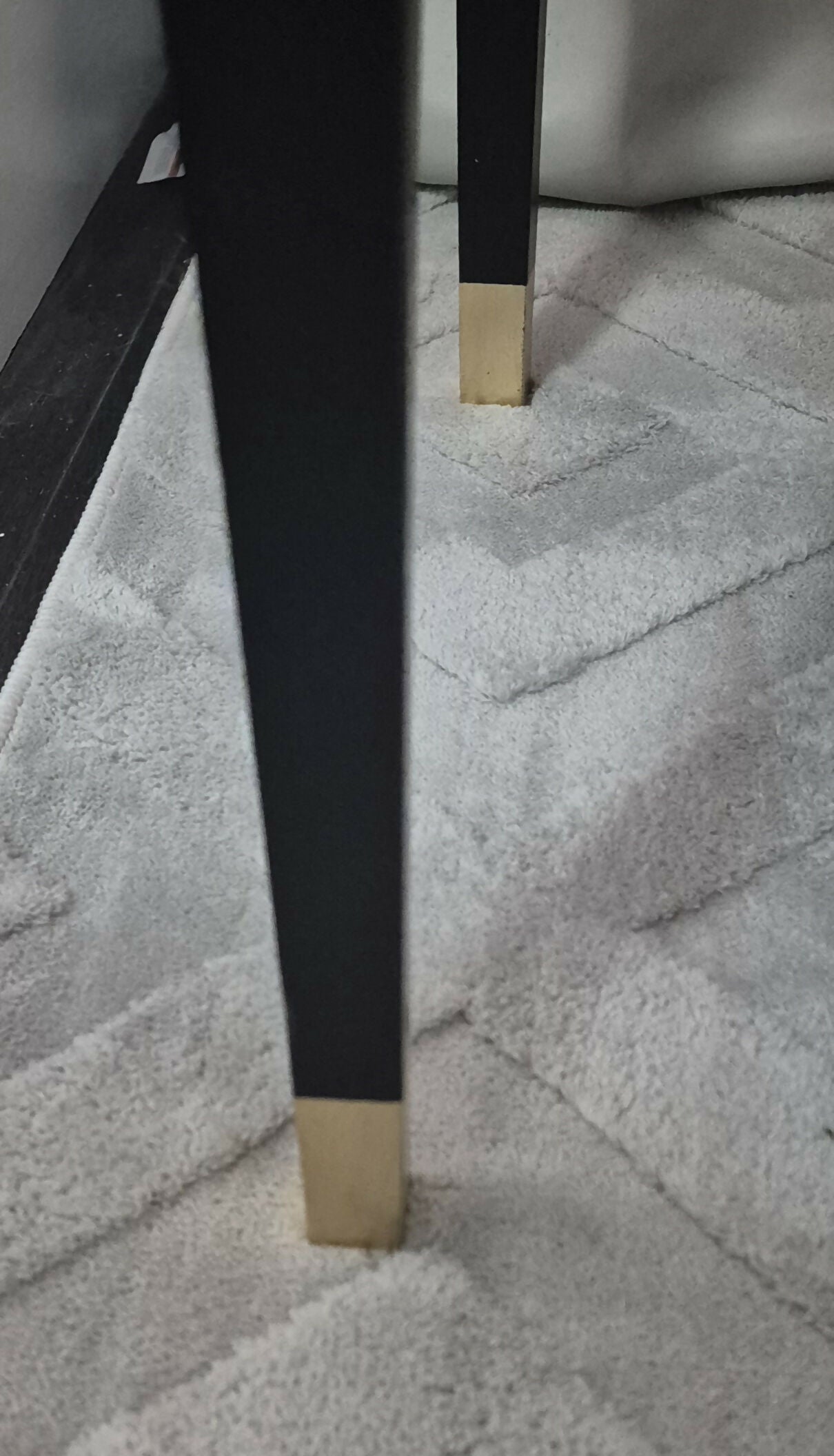 Upcycled Black Sideboard TV Stand with Zebra Print Doors | Gold Leaf Feet | Statement Cabinet | Opus Equus