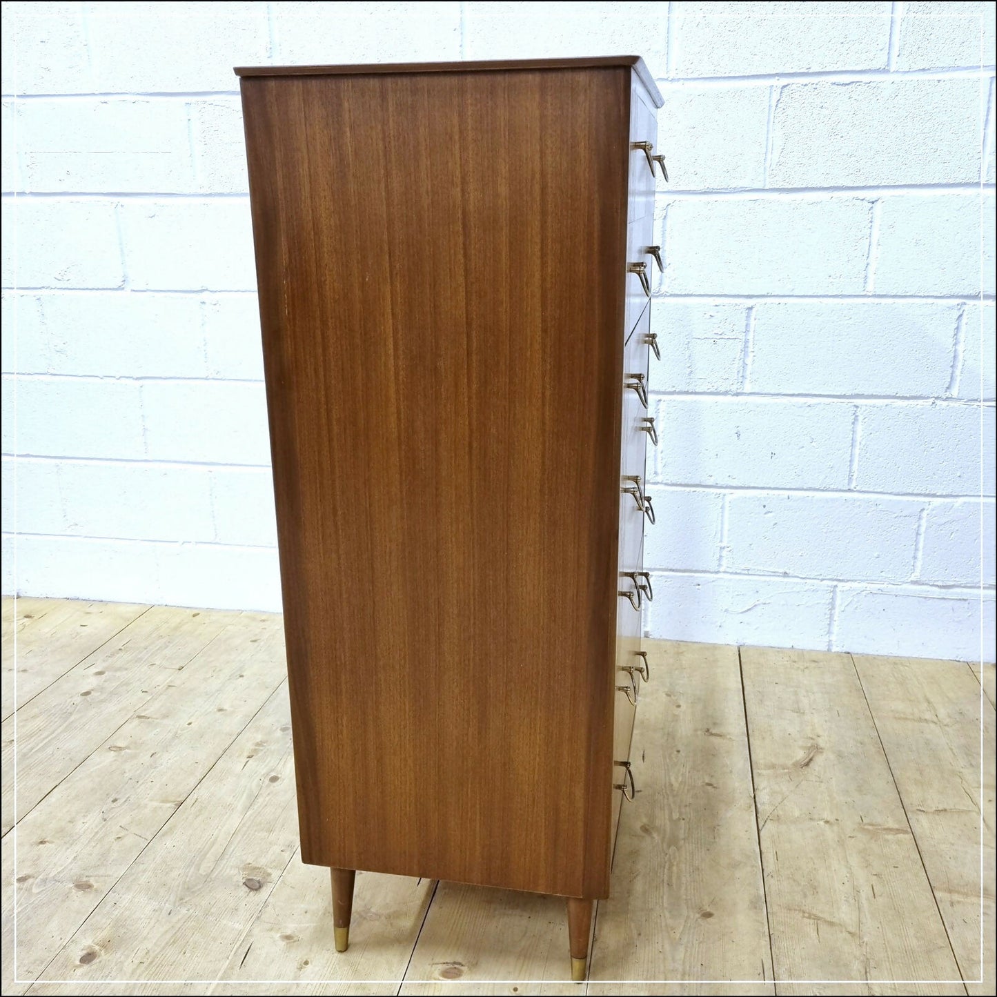 vintage chest of drawers teak G Pla Era Eon mid century danish design