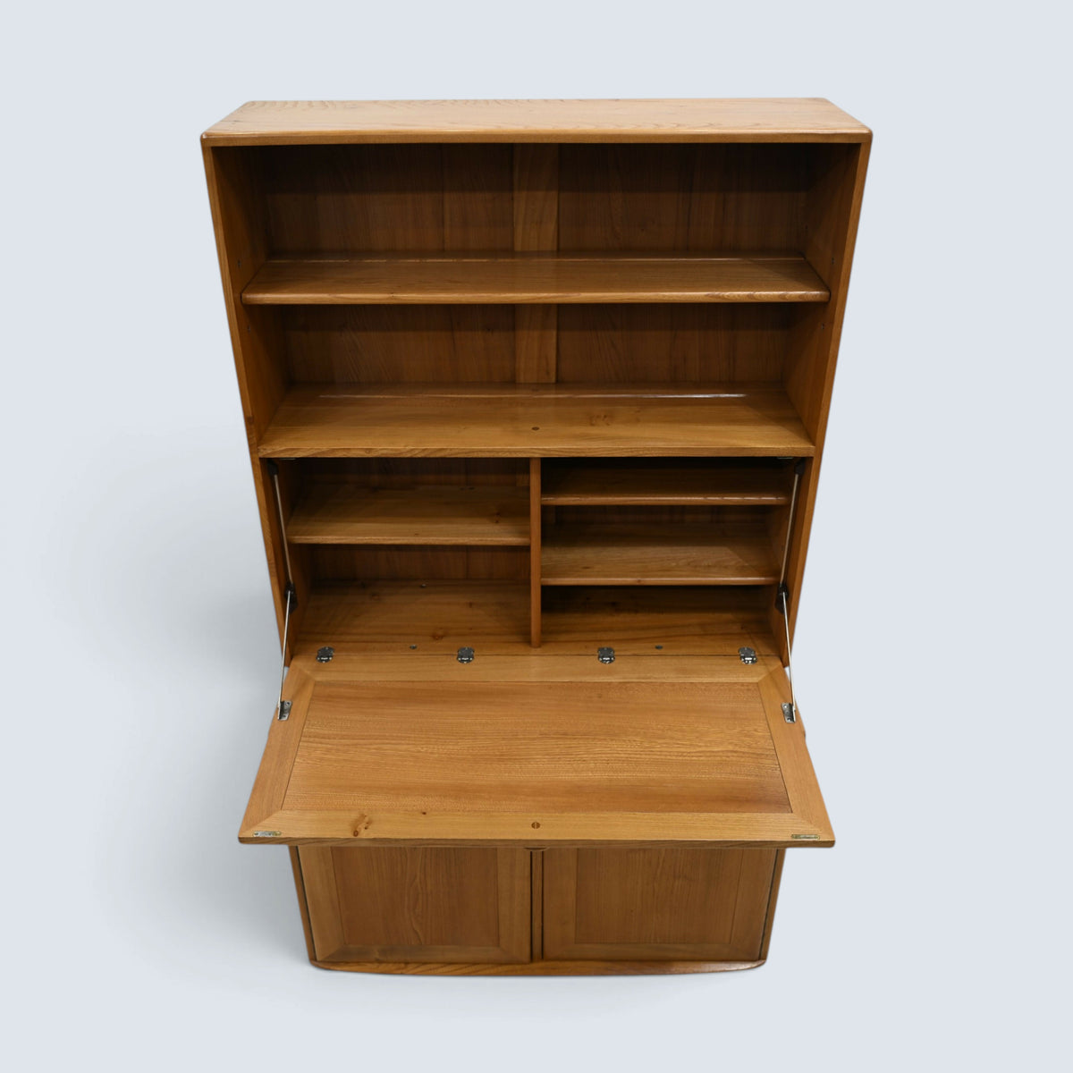 Ercol Windsor Drinks/Writing Cabinet Light Finish Micro Office FREE UK Delivery*