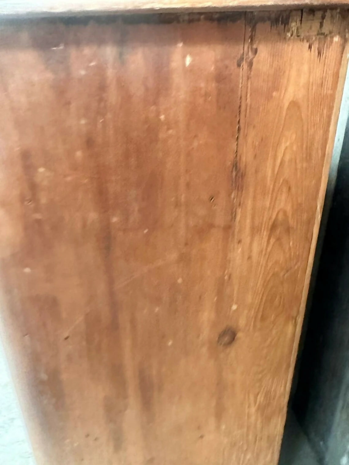 Antique Victorian Pine Two over Three Large Chest of Drawers, c 1870