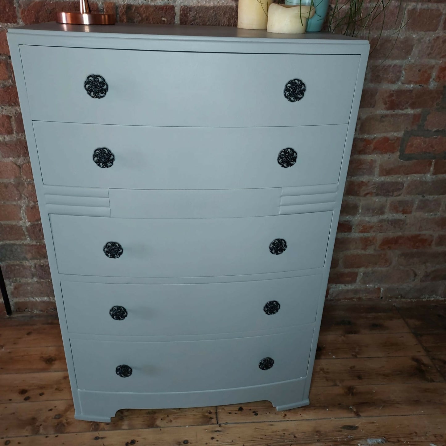 Vintage 5 drawer Tallboy
