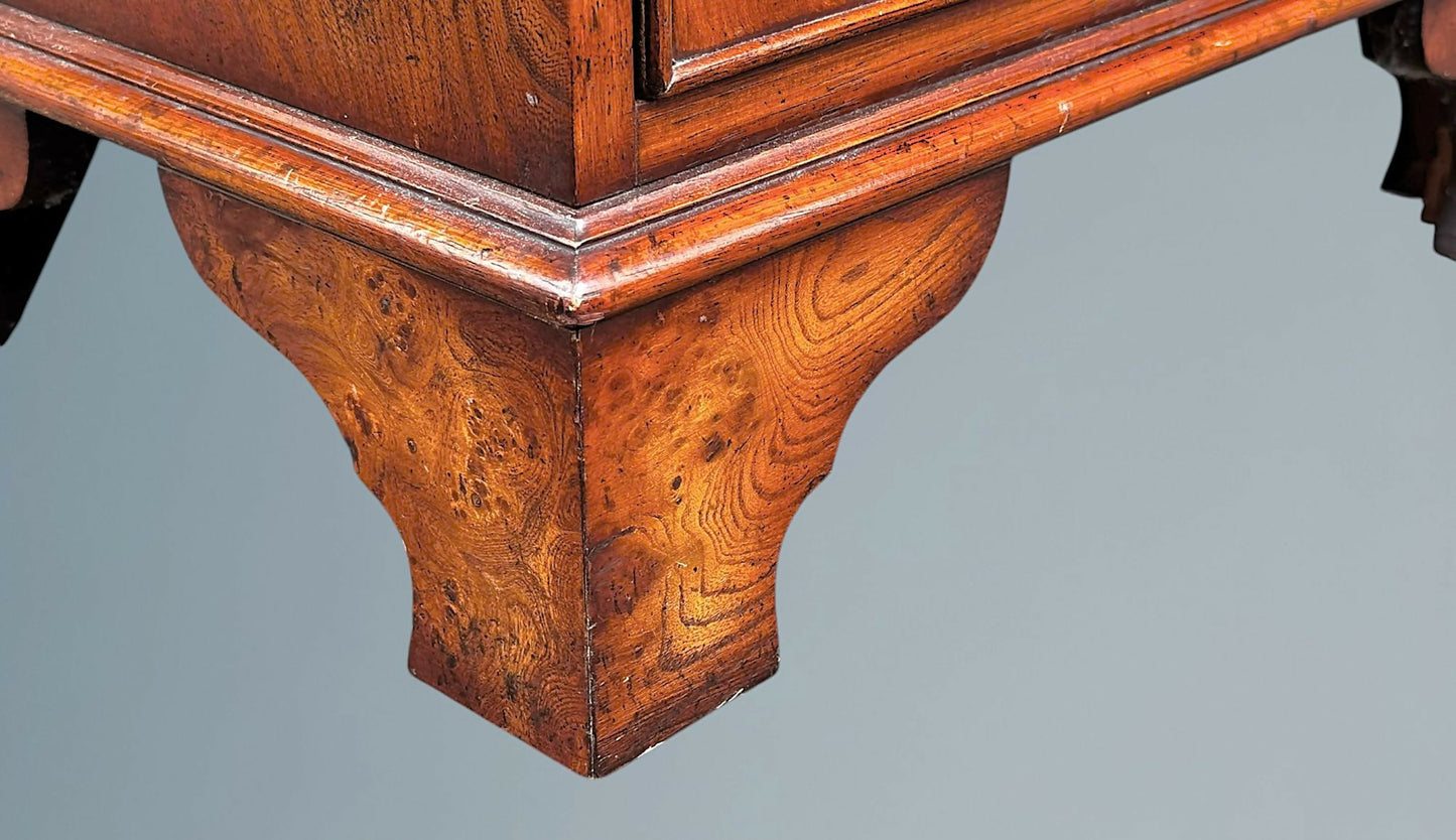 Small Figured Walnut Chest of Drawers