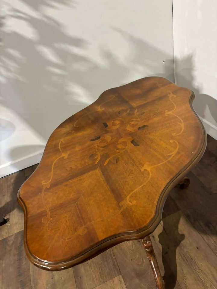 Reproduction Italian Walnut Inlaid Coffee Tablez