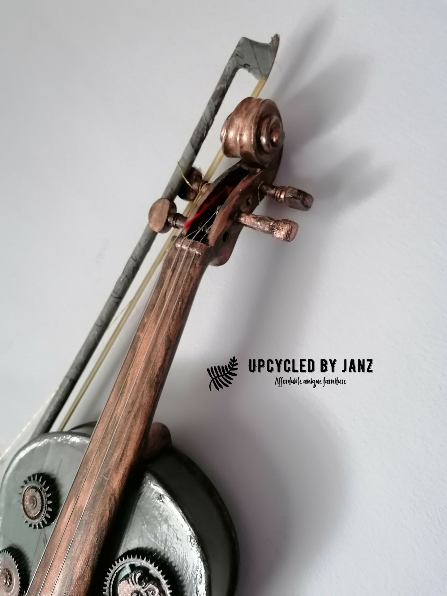 Steampunk Wall Art Violin