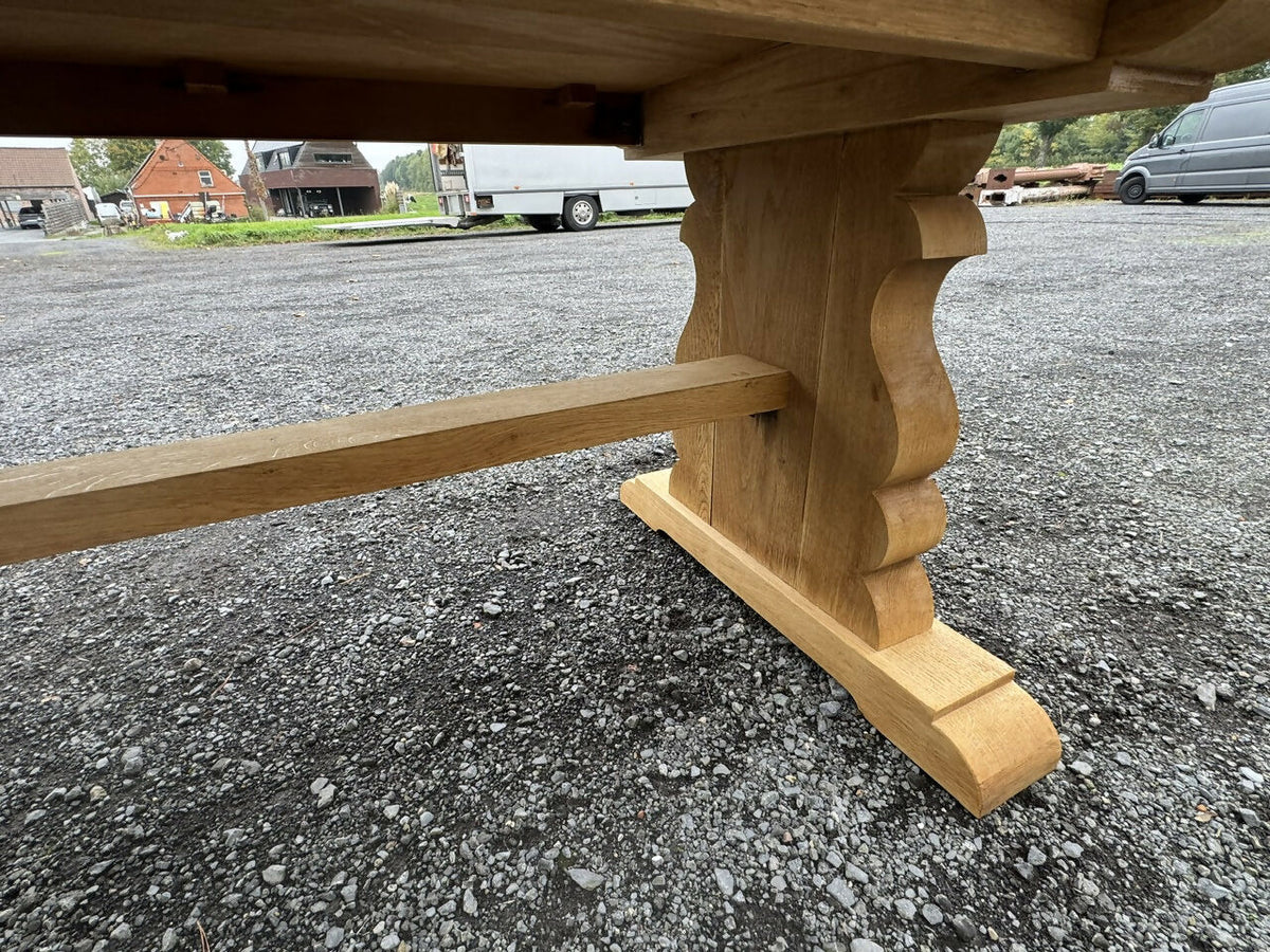 Huge 3 x 1 Meter French Oak Farmhouse Dining Table