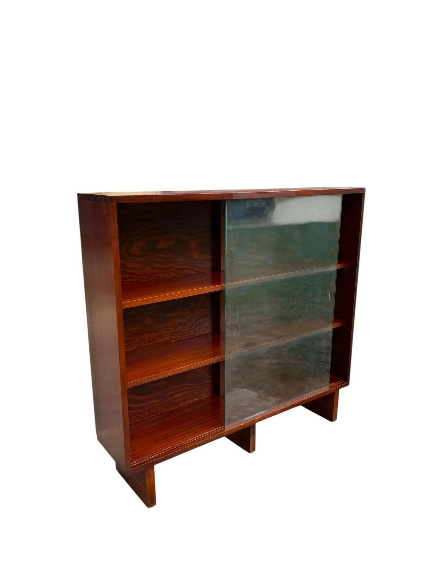 Mid century Teak bookcase display shelf Home Decor.