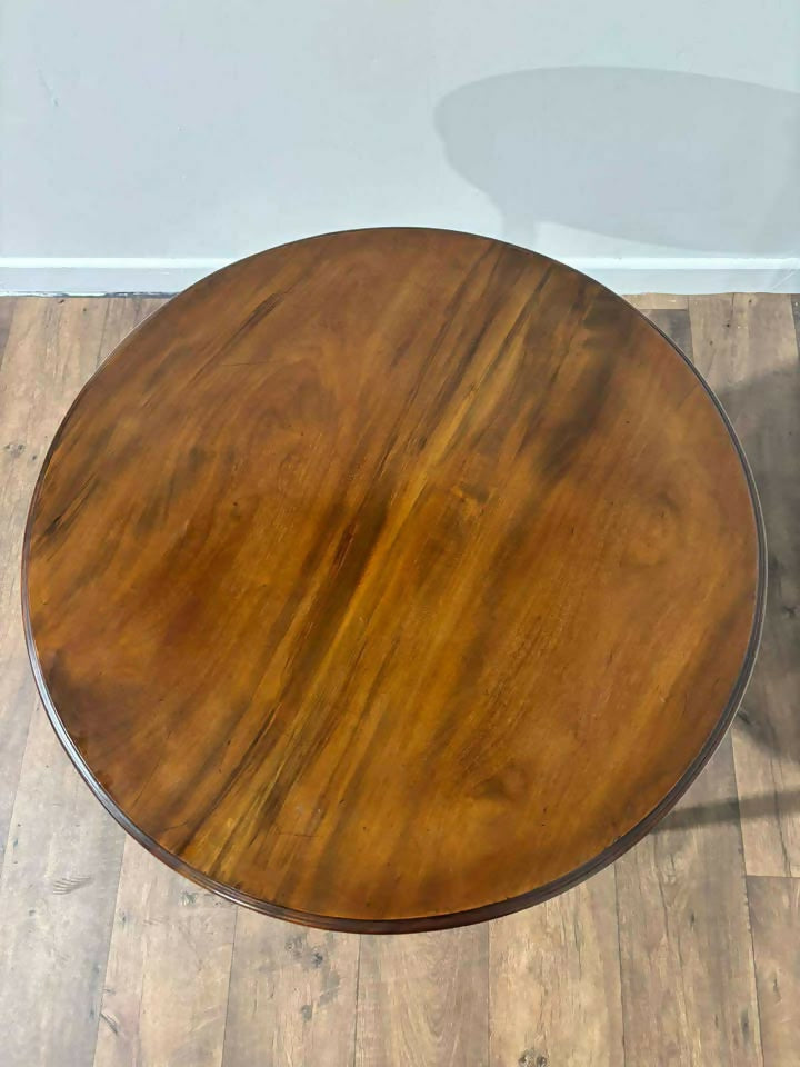 Edwardian Mahogany Circular Window Table