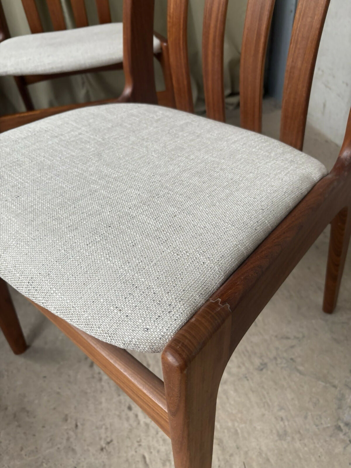 Vintage Mid Century 4 Schonning & Elgaard Danish Dining Chairs Retro Scandi R1005