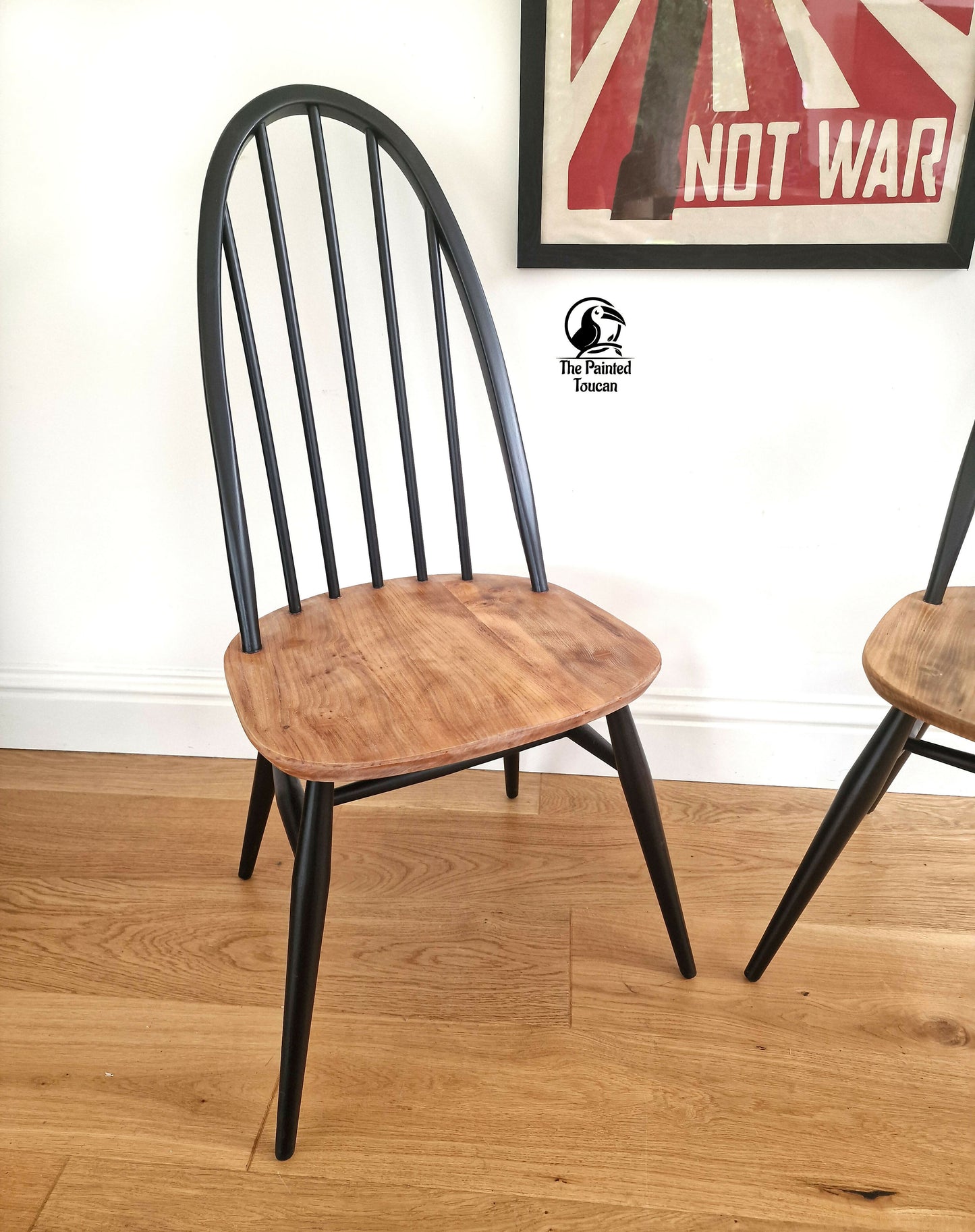 Pair of Ercol Chairs - Black