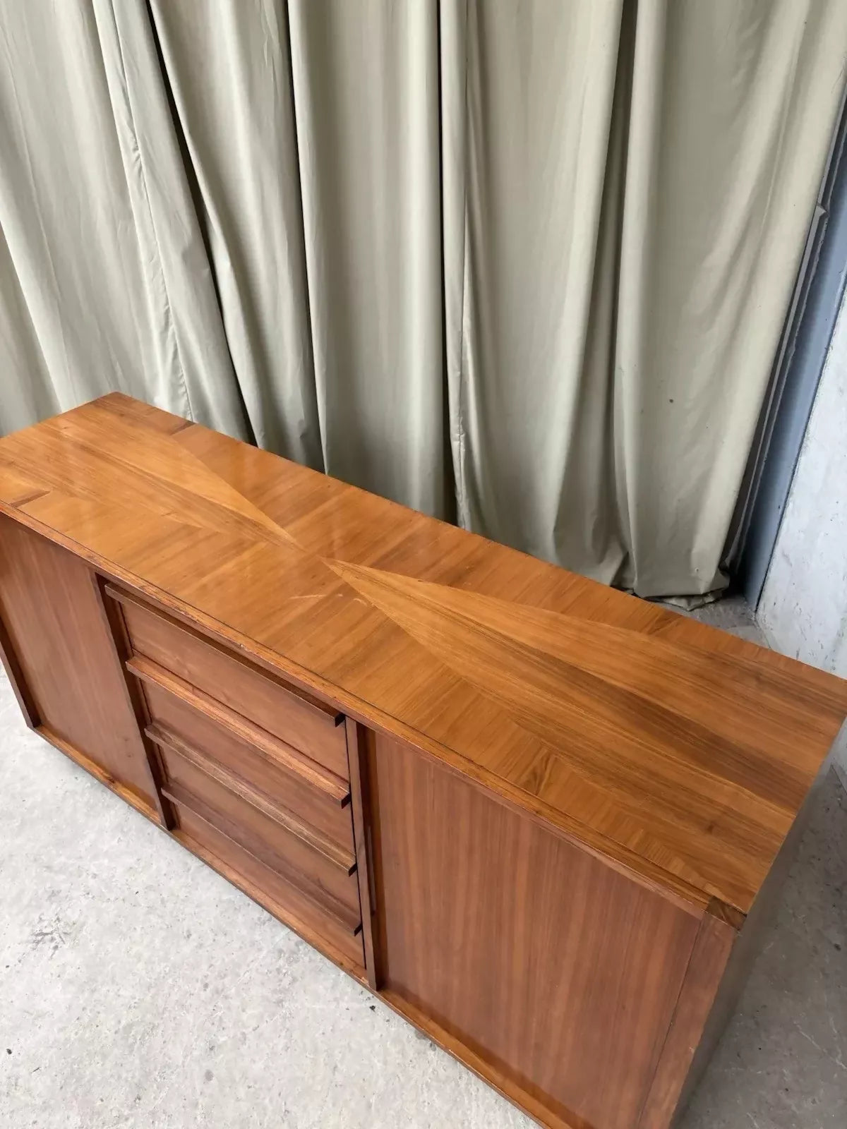 Vintage Late Mid Century Heals Sideboard Credenza Media Cabinet Unit Storage R1124