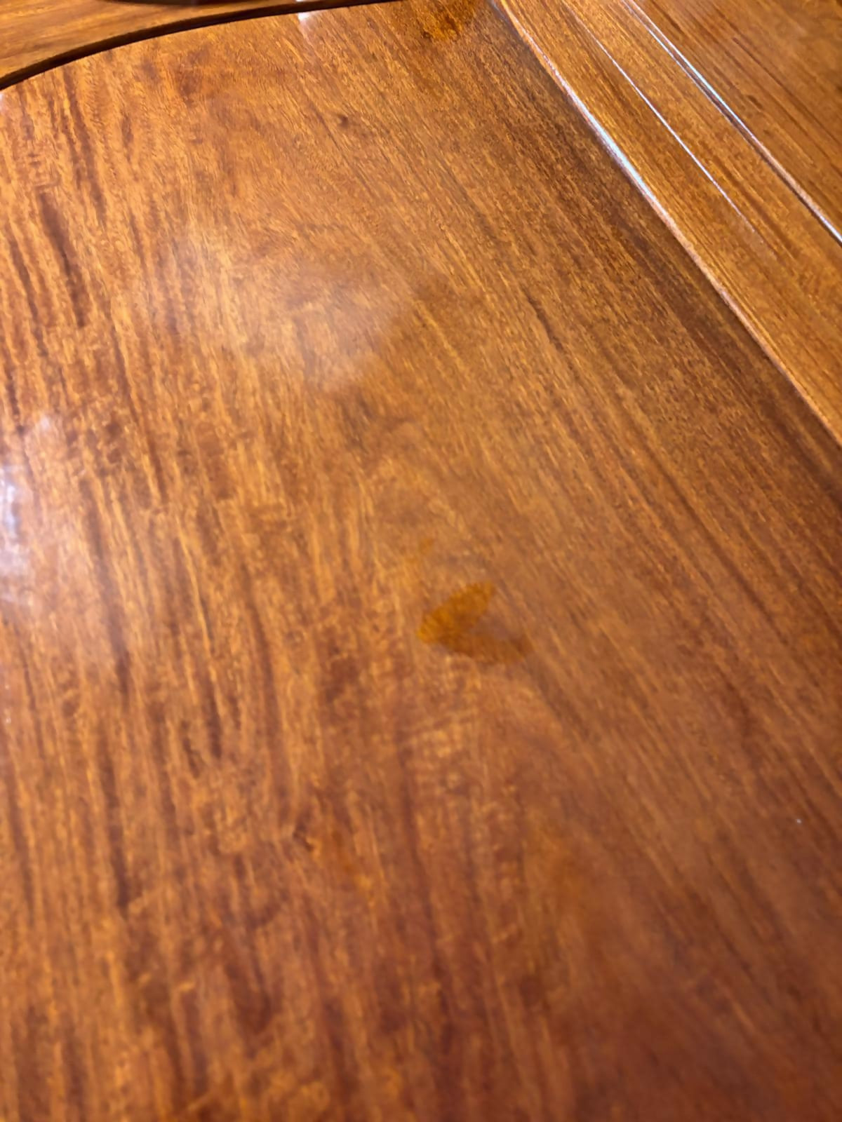 Vintage oriental style Chinese rosewood extending dining room table 4