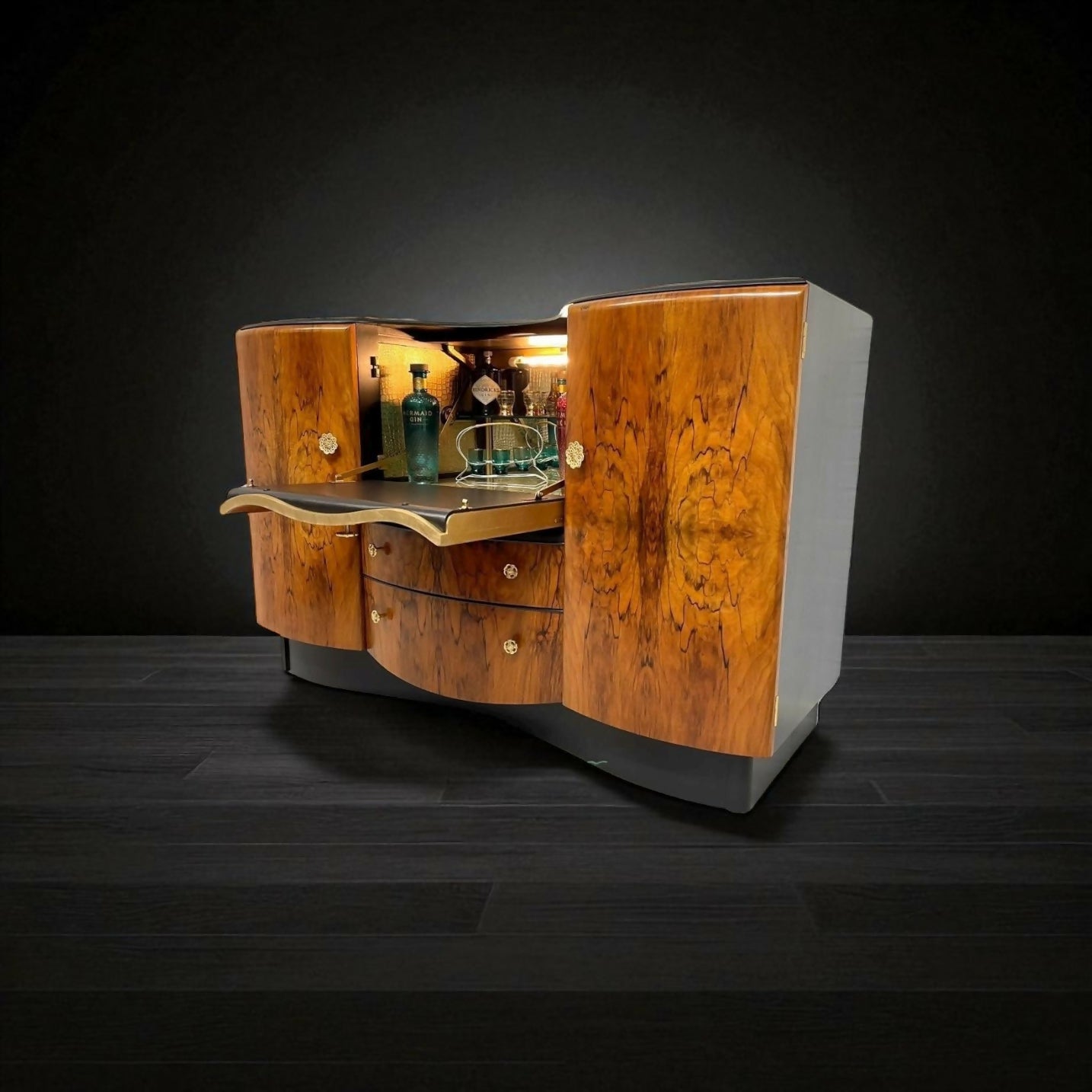 Mid Century Beautility Drinks Cabinet Sideboard Cocktail Bar Retro 1960 Vintage
