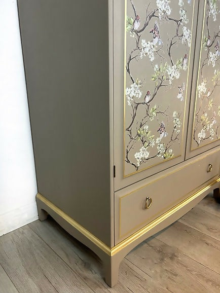 Stag Double wardrobe Blossom Flight Single Drawer