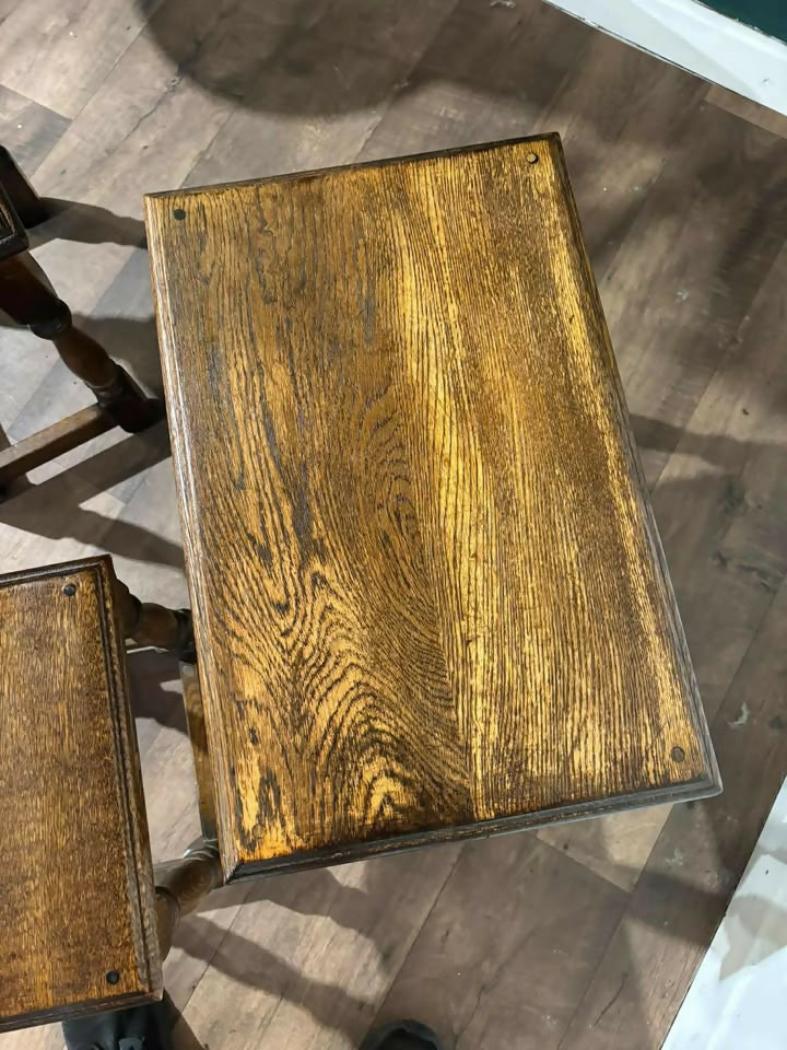 Dark Oak Nest Of Tablesvb