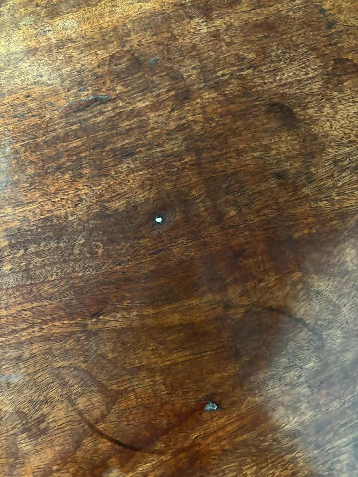 Georgian Mahogany Petal Top Pedestal Tripod Tablecc