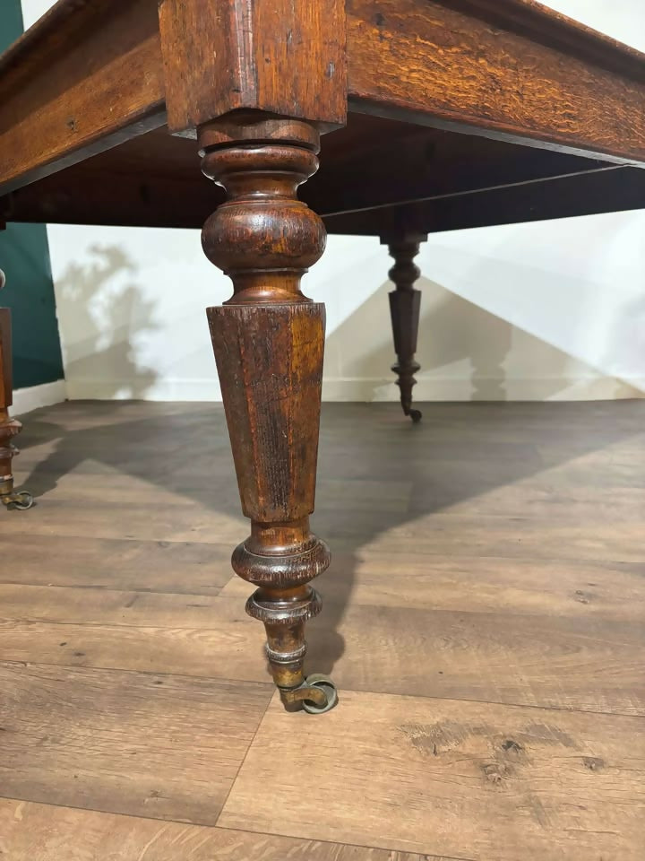 Victorian Oak Library Tablev