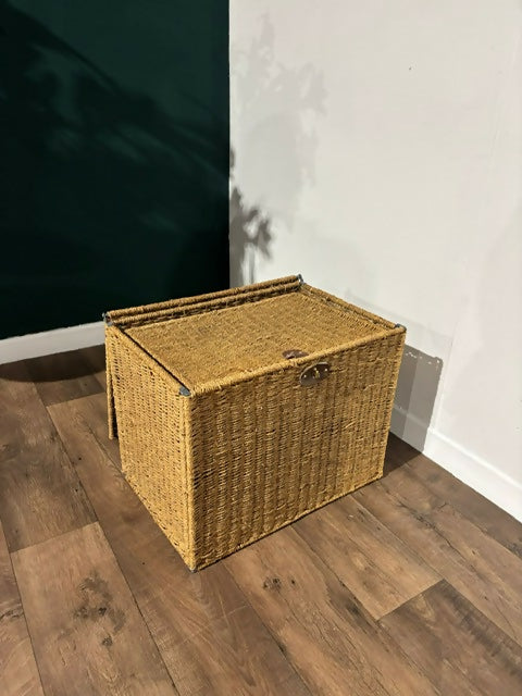 Two Matching Seagrass Storage Baskets00