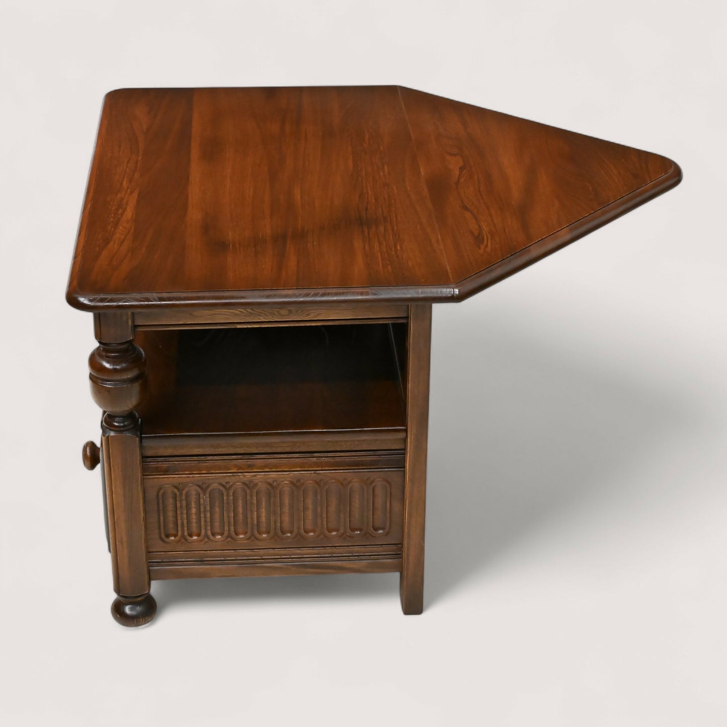 Ercol Corner TV Stand Video Cabinet Corner Flap Fruitewood 929 FREE UK Delivery. SBR10566/1006E