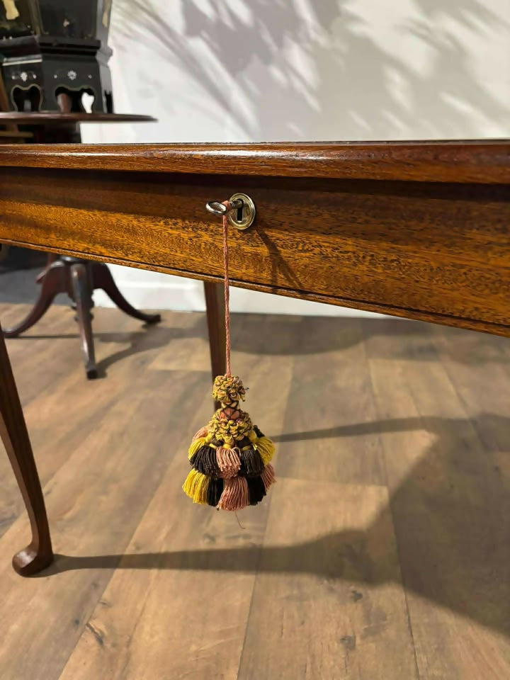 Vintage Glazed Bijouterie Display Table on Cabriole Supports