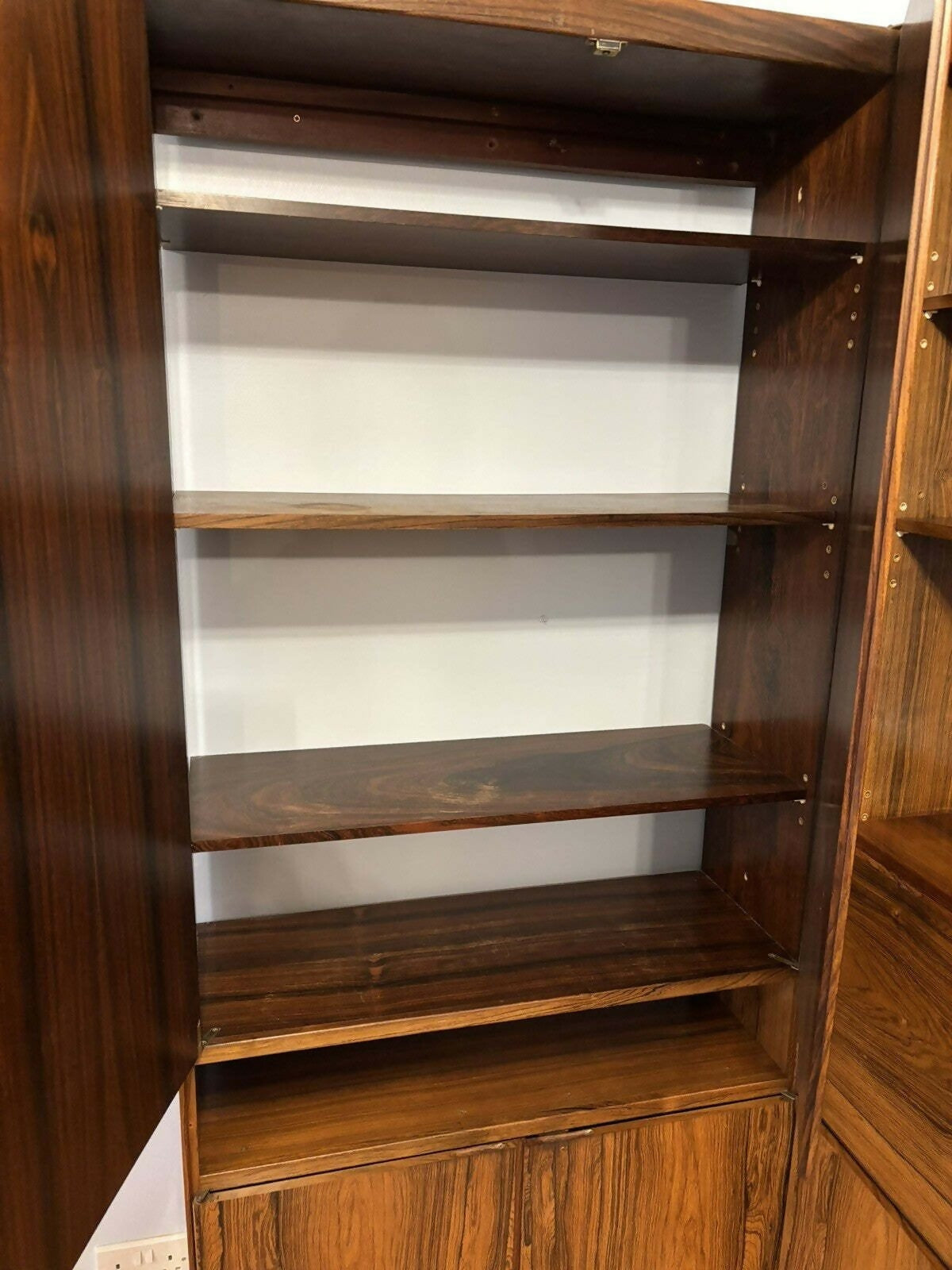 Vintage Archie Shine Rosewood Cocktail Cabinet, Drinks Display Cabinet, Shelves & Cupboards