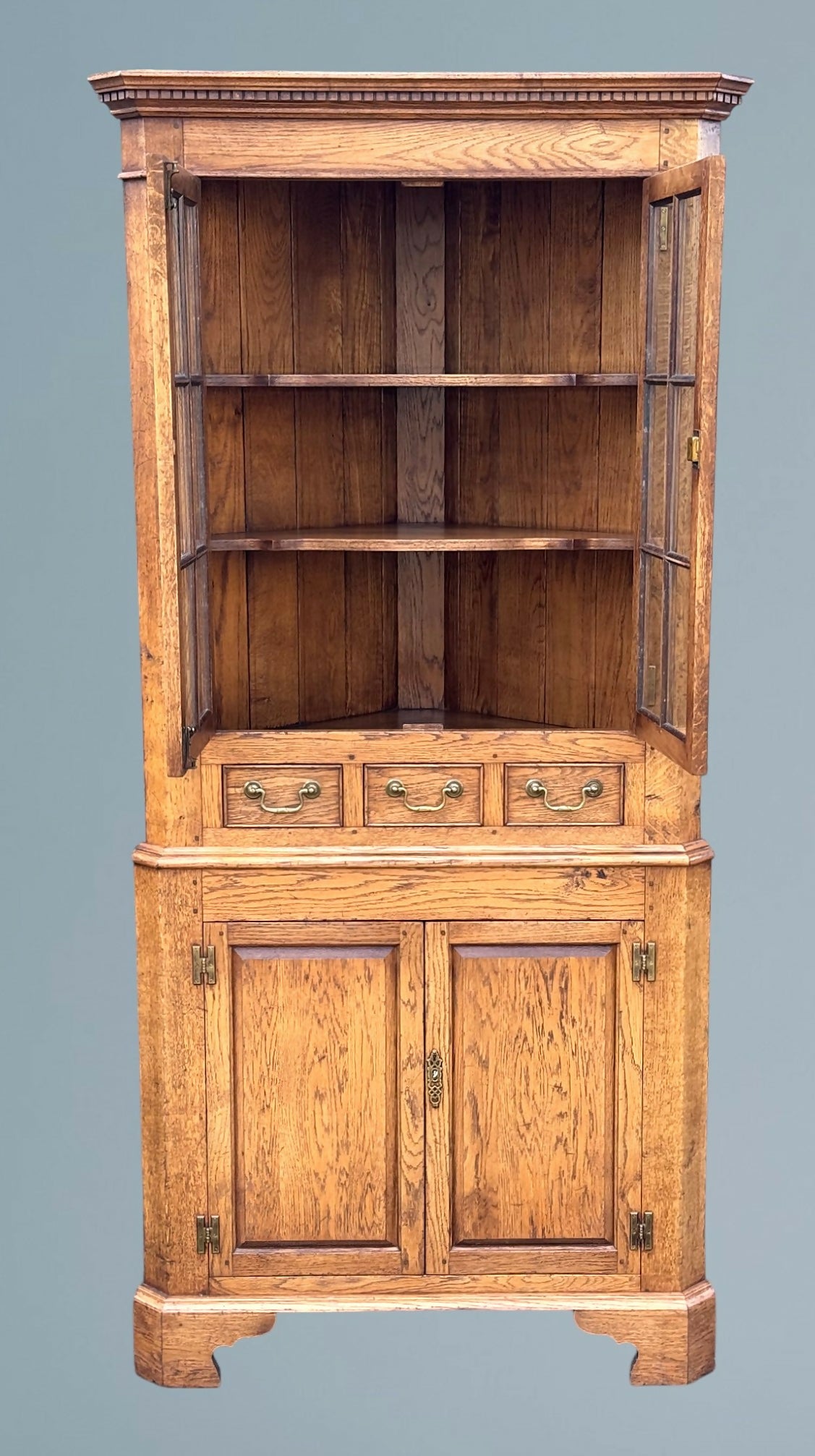 Oak Corner Cabinet Terence Cooper Furniture