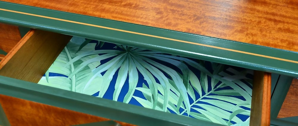 Green Art Deco Sideboard