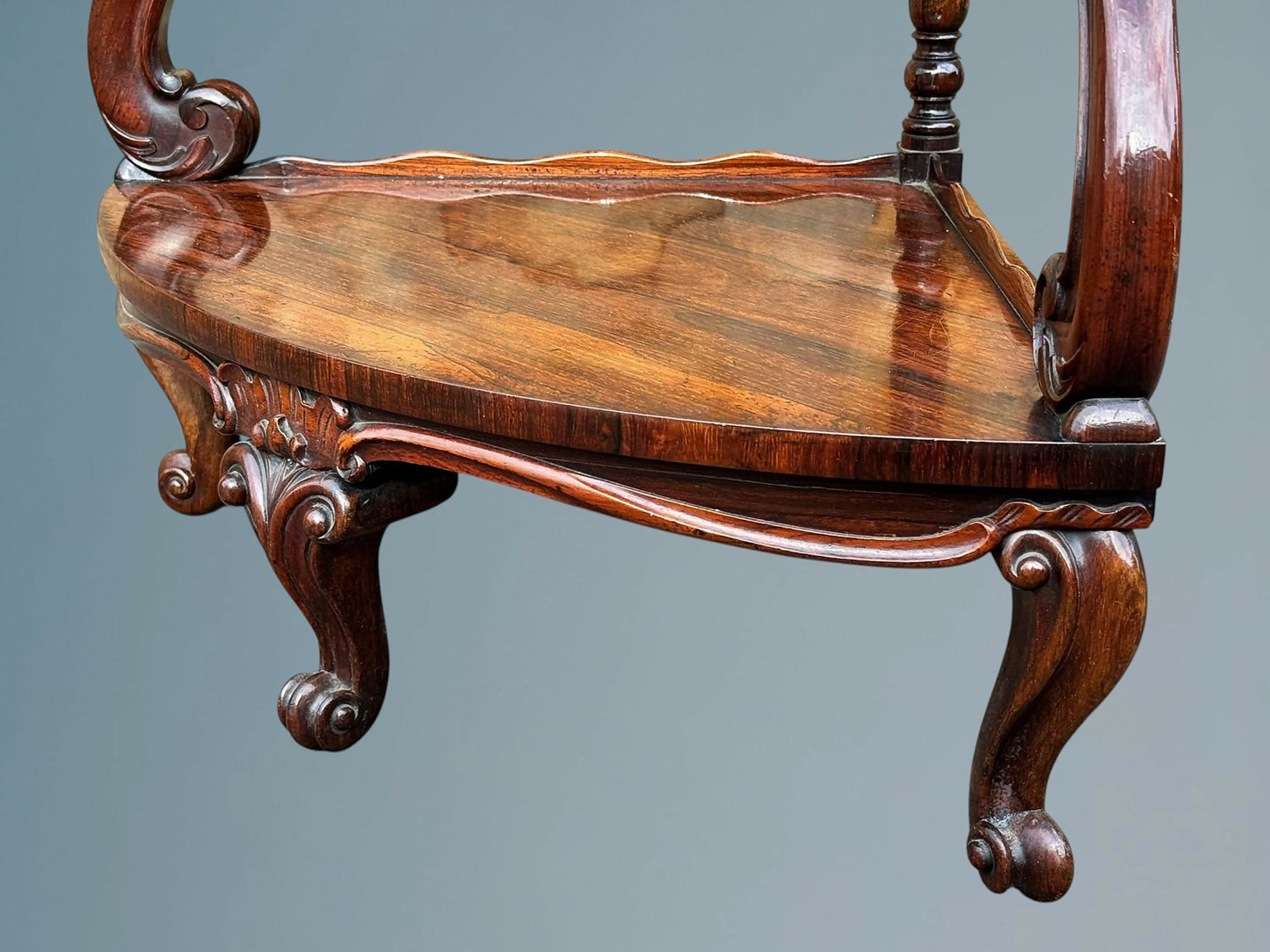 Victorian Rosewood Corner Whatnot