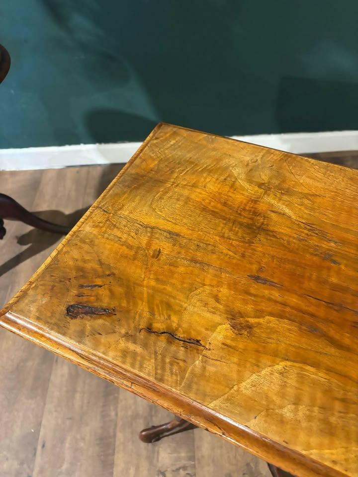 Victorian Walnut Trumpet Sewing Table9