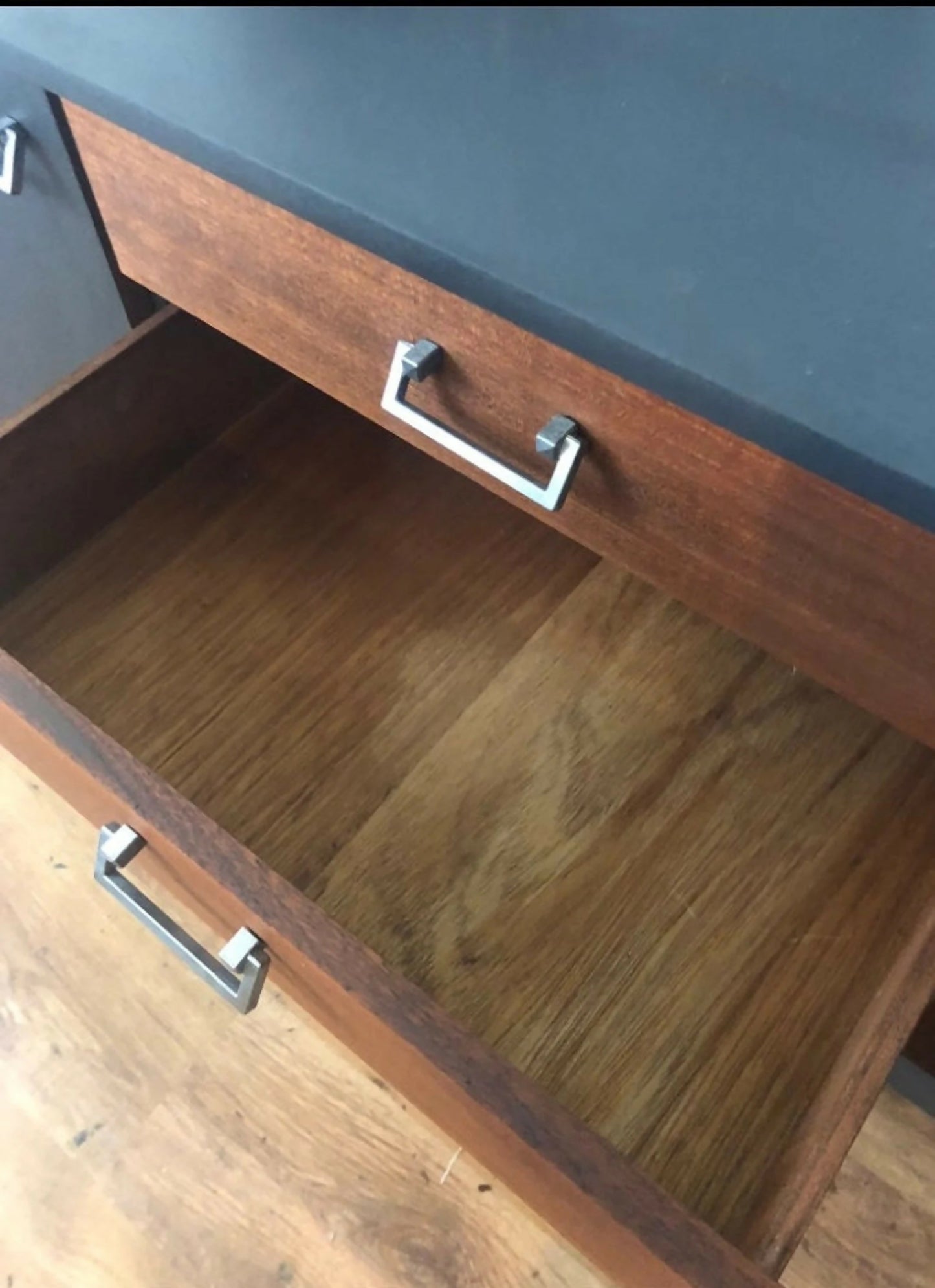 Mid century modern,schrieber sideboard,dark grey