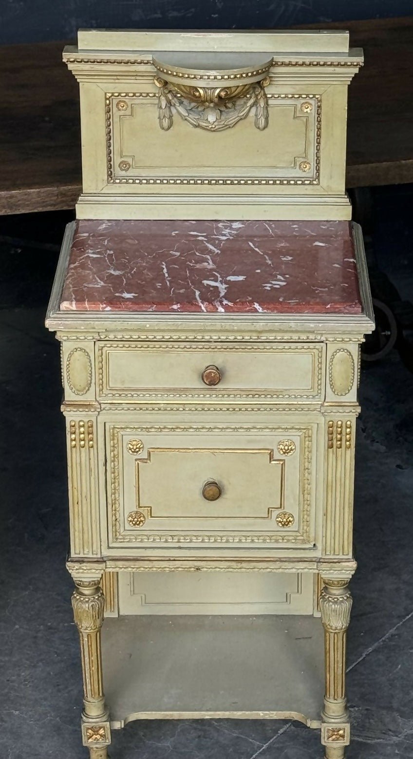 Wonderful Pair French Bedside Cabinets