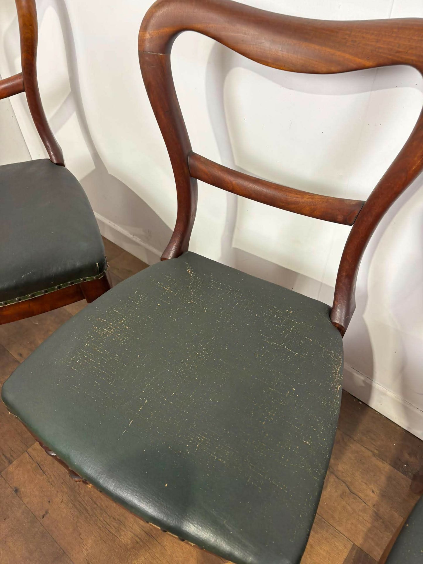 Set of Six Victorian Mahogany Dining Chairs