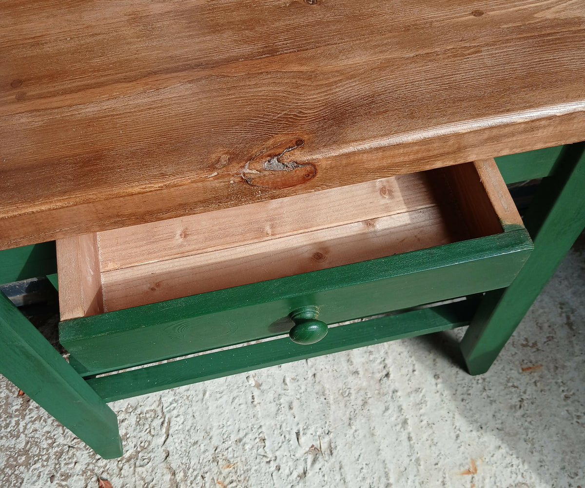 Chunky Pine Side Table