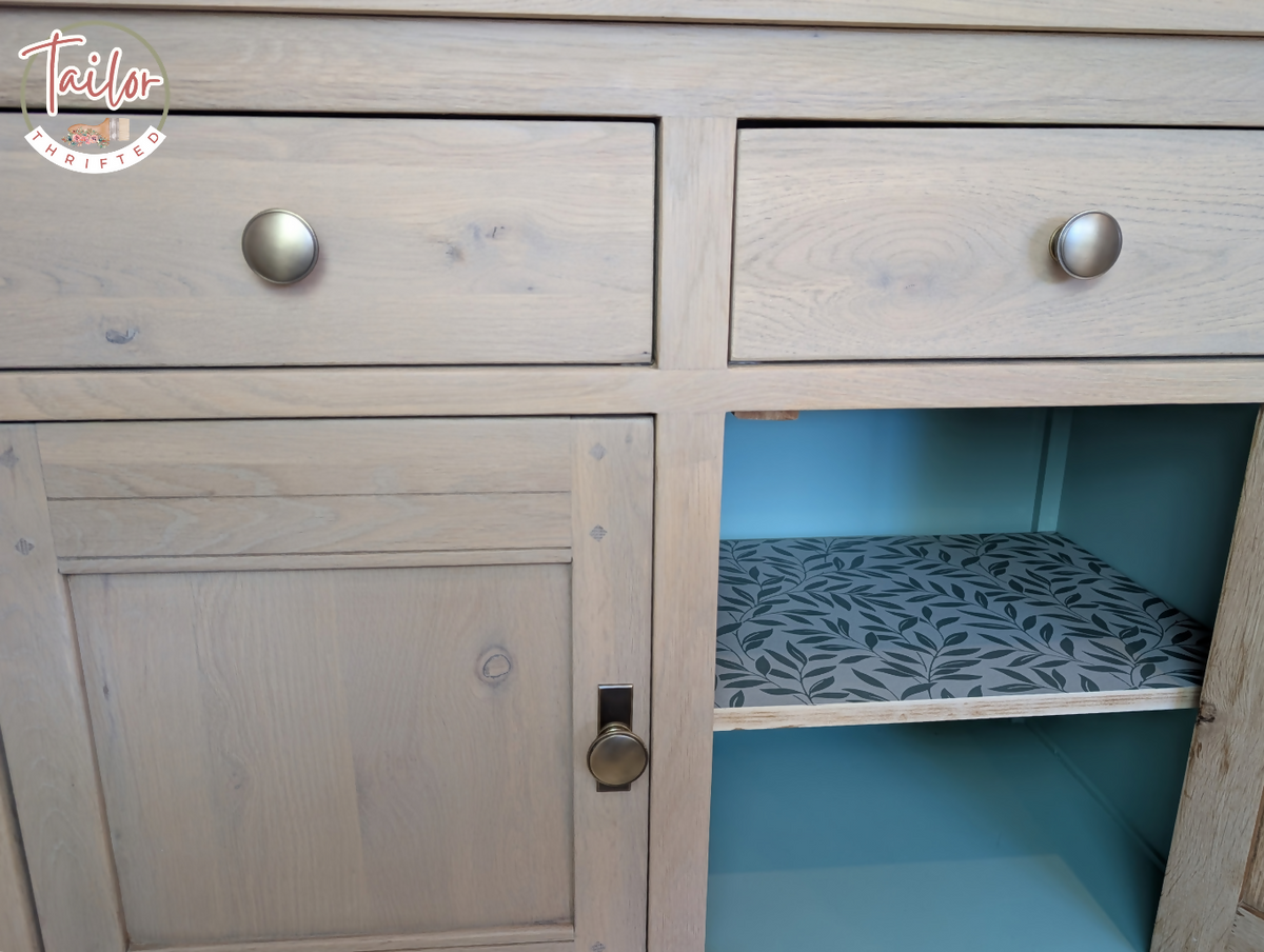Professionally Upcycled Oak Wood Sideboard | Modern Rustic