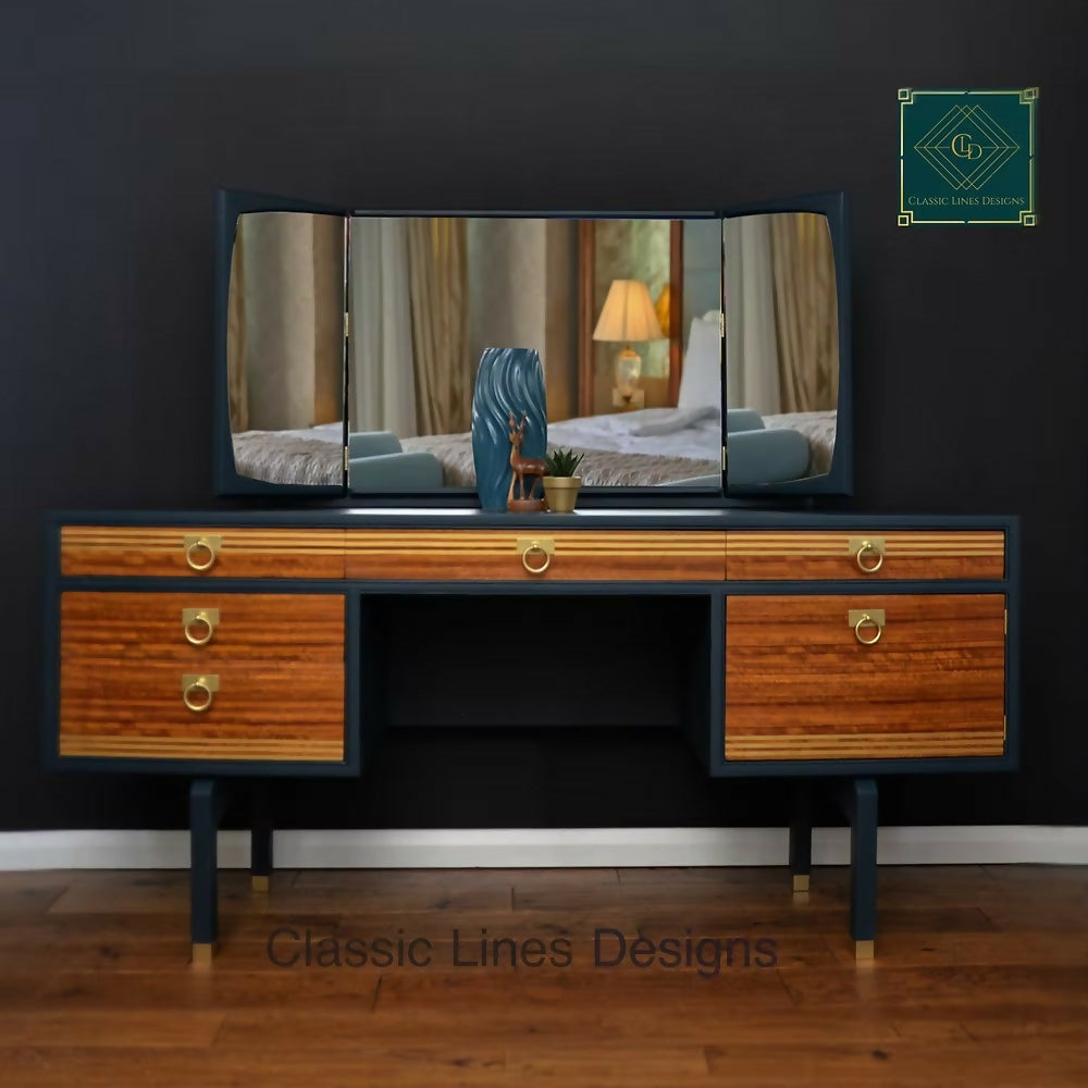 Mid Century Teak Dressing Table,Vintage dressing table,Gplan.