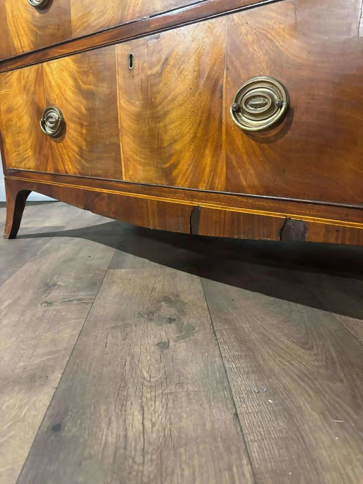 Edwardian Mahogany Chest On Chest