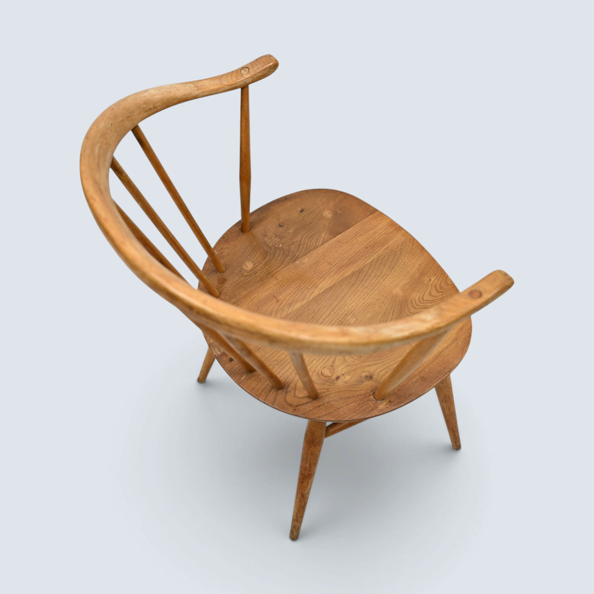 4 Ercol Windsor Dining Chairs Bow Back Cowhorn Light Model 449 FREE UK Delivery*