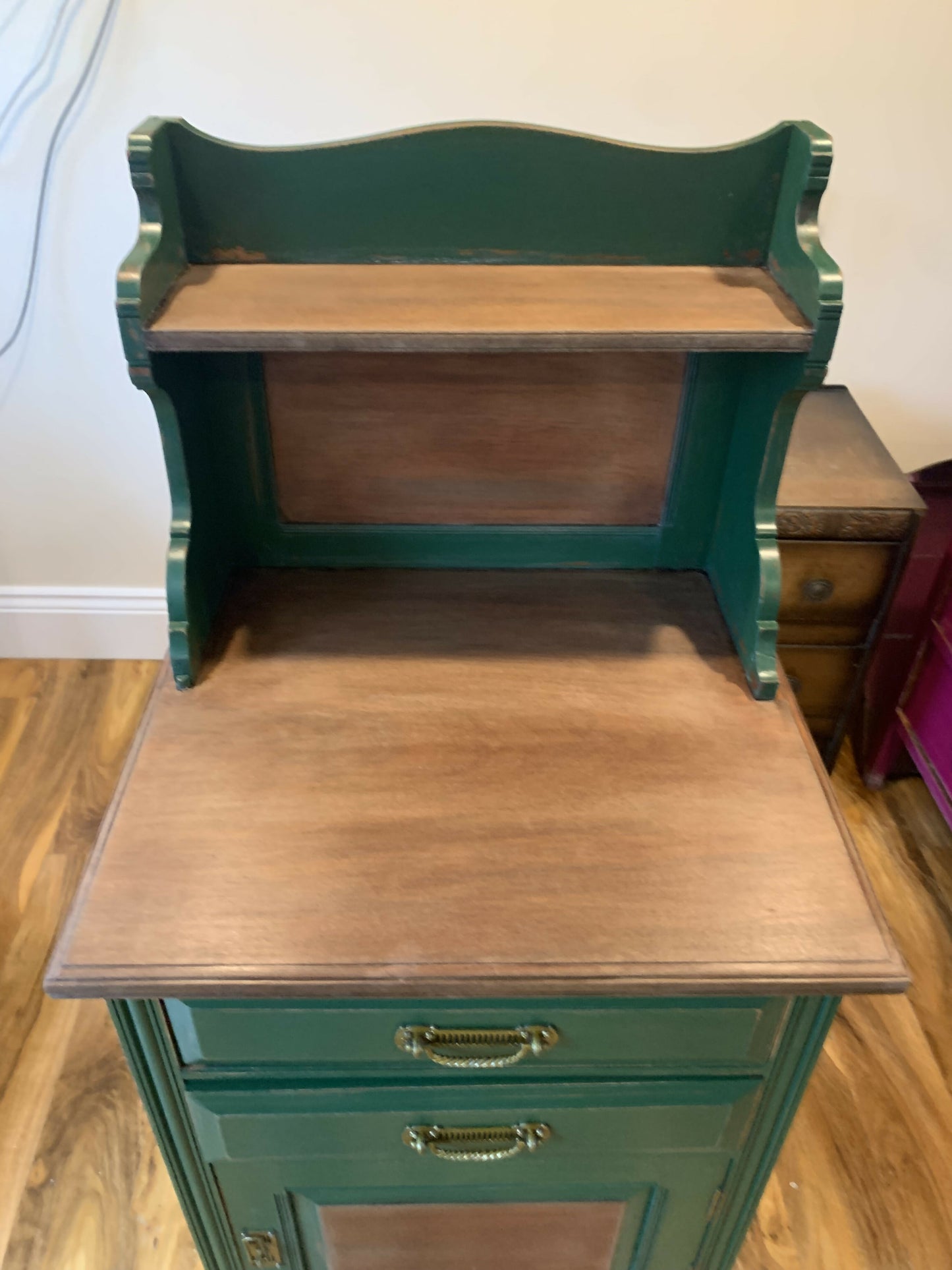 Small Vintage Washstand or Free Standing Kitchen Unit