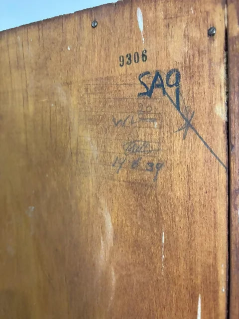 Vintage Oak Veneer Double Door Fitted Wardrobe
