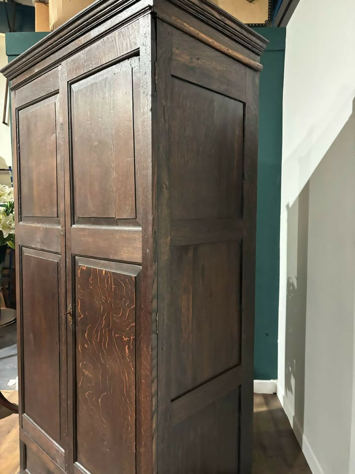 Early Oak Two Door Hall Wardrobe77