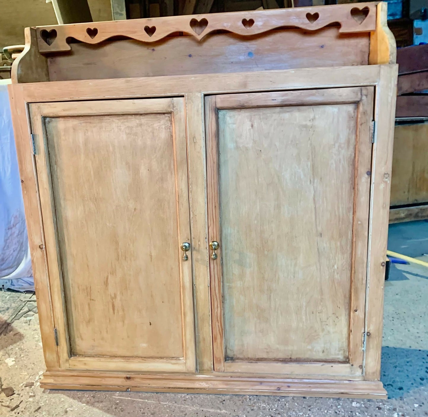 Heart Pine Cupboard